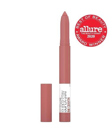 Maybelline Super Stay Ink Crayon Lipstick - Brown Nude, 0.04 oz - Longwear Matte Lip Crayon | 8Hrs Wear Time - Buy Online on SooperMarket.com