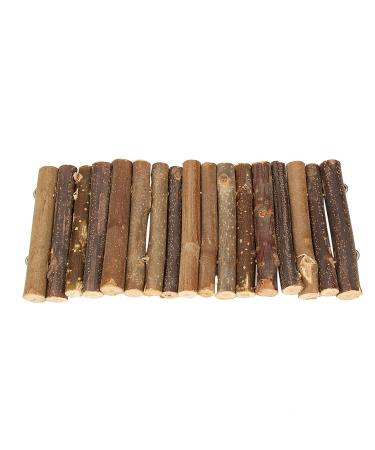 Hamster Bridge Wooden Bridge Ladder House Small Animal Chew Toy for Reptile Mice Rodents(S) S (Lot de 1)