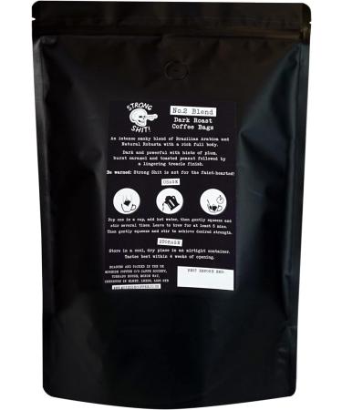 Moreish Coffee Roasters Strong Shit! Coffee Bags - Dark Roasted Blend (50 Count) - Buy Online on SooperMarket.com