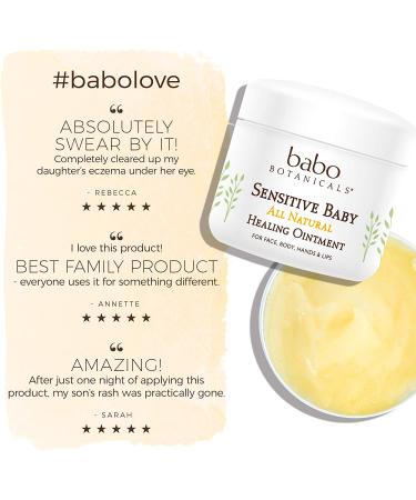 Organic Baby Healing Ointment - Babo Botanicals 4oz with Colloidal Oatmeal - Buy Online on SooperMarket.com