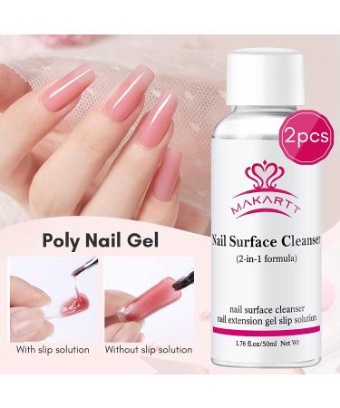 Multifunctional Nail Extension Gel & Anti-Stick Cleanser - Professional DIY Slip Solution (2PCS) - Buy Online on SooperMarket.com