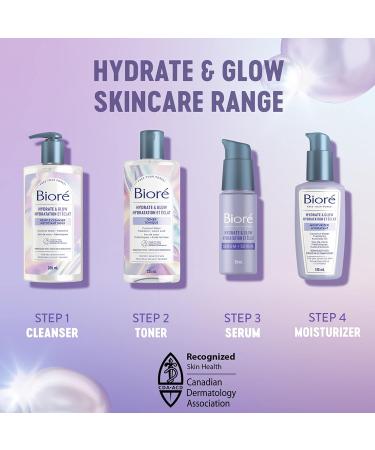 Bior Hydrate & Glow Gentle Cleanser Hydrating Face Wash for Dry Sensitive Skin infused with Prebiotics and Coconut Water | Dermatologist Tested Cruelty Free Fragrance Free and SLS/SLES Sulfate Free (200mL) - Buy Online on SooperMarket.com