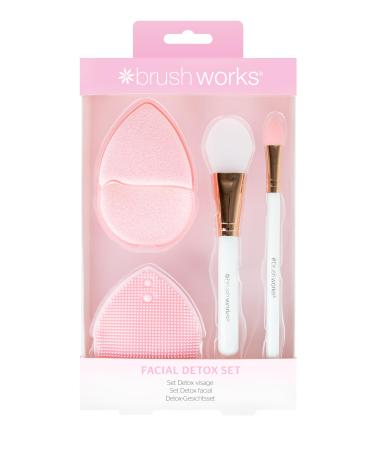 Brushworks Facial Detox Set Pink One Size