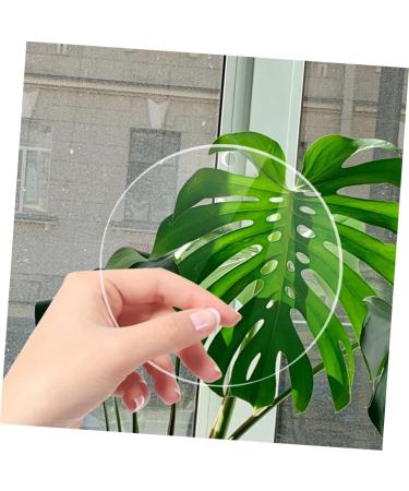 VILLCASE 40 Pcs Acrylic Round Sheet Cake Pan Acrylic Blanks Sheer Panels Acrylic Blank Circle Coaster Wafer - Buy Online on SooperMarket.com