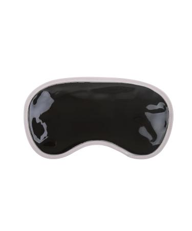 FOMI Cold Clay Therapy Eye Mask | Ice Pack for Migraine Relief | Reduces Puffiness and Dark Circles | Stress Reliever with Natural Mud Filling | Fabric Backing (Black) - Buy Online on SooperMarket.com