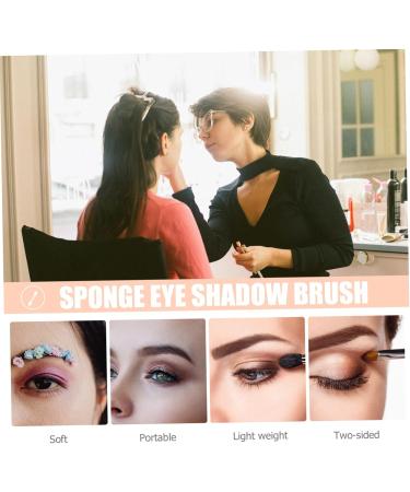 MUSISALY 12pcs Angled Eyebrow Brush Flat Concealer Brush Concealer Brush Blender Brush 15.5x1.2x0.6cm Black - Buy Online on SooperMarket.com