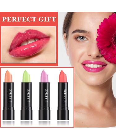 Fusang 8 Pack Crystal Color Changing Lipstick Set - Long Lasting & Waterproof Lip Tint Balm with Temperature Color Change - Moisturizing Magic Lip Gloss Stain - Buy Online on SooperMarket.com