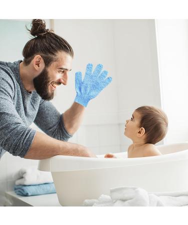 5 Pairs Exfoliating Peeling Gloves - Dual Texture Shower & Spa Hand Shoes | International Shipping Available - Buy Online on SooperMarket.com