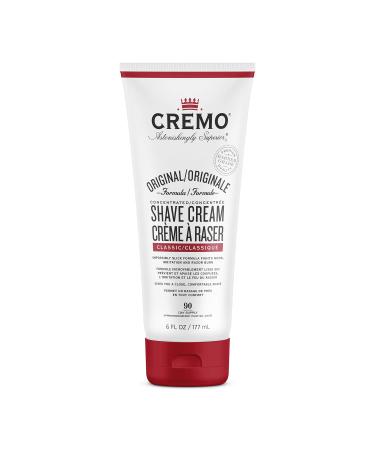 Cremo Original Shave Cream Smooth Shaving Cream Fights Razor Burn Nicks and Cuts 6 Fl Oz