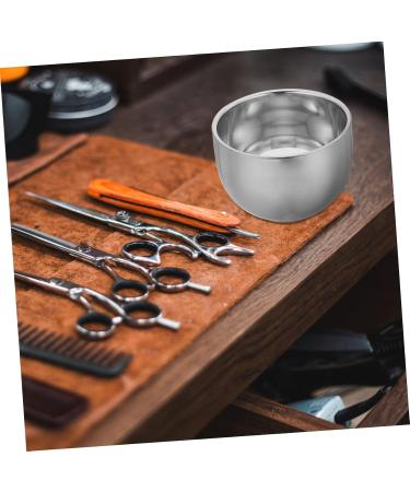 Beavorty Shaving Foam & Razor Brush Set for Men - 2-Piece Silver Barbershop Essentials | International Shipping Available - Buy Online on SooperMarket.com