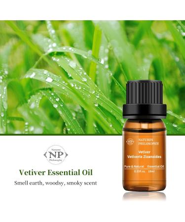 Chamomile + Vetiver Essential Oils Set 100% Pure Aromatherapy Diffuser Blends Oils for Skin Care Hair Bath Massage - Buy Online on SooperMarket.com