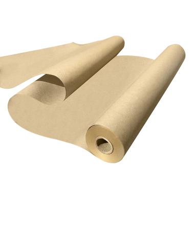 Made in USA Brown Kraft Paper Jumbo Roll 30" x 2400" (200ft) Ideal for Gift Wrapping, Art, Craft, Postal, Packing, Shipping, Floor Protection, Dunnage, Parcel, Table Runner, 100% Recycled Material
