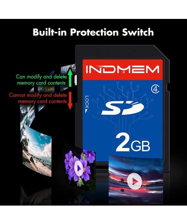 INDMEM 2GB Class 4 SLC SD Card - Secure Digital Standard, 1PC - Buy Online on SooperMarket.com