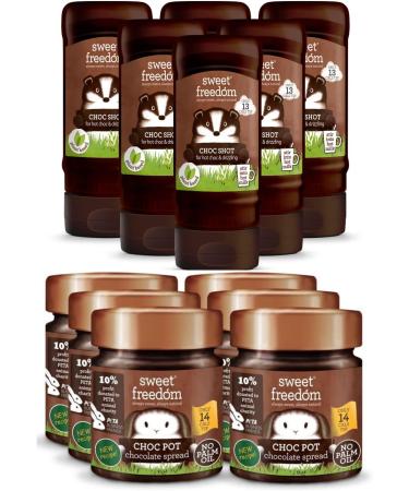 Sweet Freedom Vegan Chocolate Bundle - Choc Shot x6 & Choc Pot x6 Choc Shot X Choc Pot - Buy Online on SooperMarket.com