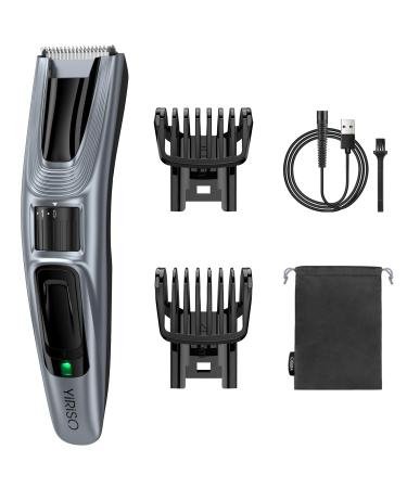 Men's Beard Trimmer Cord/Cordless Facial Hair Trimmer 40 Adjustable Length Settings Rechargeable Beard & Mustache Trimmer for Men with Steel Blades and Precision Dial