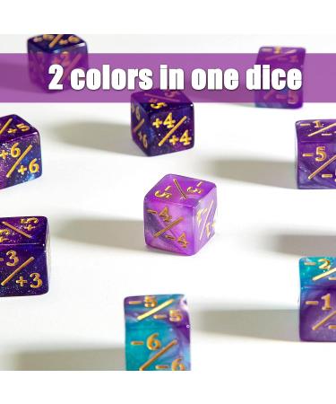 48-Piece Dice Counters Token Set with Storage Bags - Loyalty Dice for MTG CCG Card Gaming - 4 Styles - Buy Online on SooperMarket.com