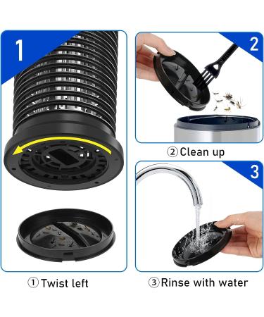 Horyii Bug Zapper Outdoor - Mosquito & Fly Killer for Backyard Patio - Indoor & Outdoor Mosquito Zapper - Black - Buy Online on SooperMarket.com