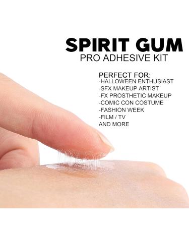 DELISOUL Spirit Gum Adhesive And Remover Combo Kit - Amber - 1.7 Fl Oz. - 0.5 Fl Oz. - Buy Online on SooperMarket.com