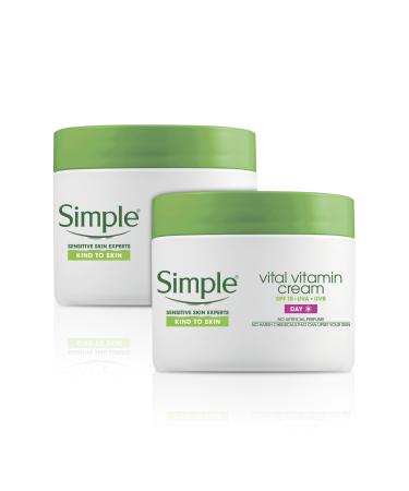 Simple Kind to Skin Vital Vitamin Day Cream (50ml) - Pack of 2