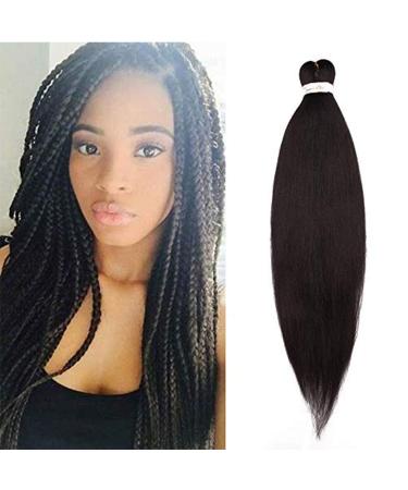 65cm braids extensions braiding art hair anti -stretched hair part crochet twist afro braid hair extension synthetic fibers 1PCs 90g/bundle dark brown