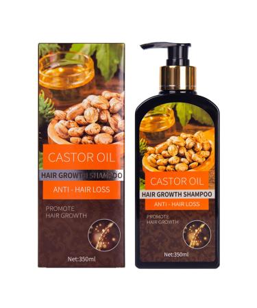 Hair Growth Shampoo Biotin Castor Oil Anti Hair Loss Shampoo Hair Thickening Shampoo for Strengthen and Restore Damaged Hair 11.8 oz