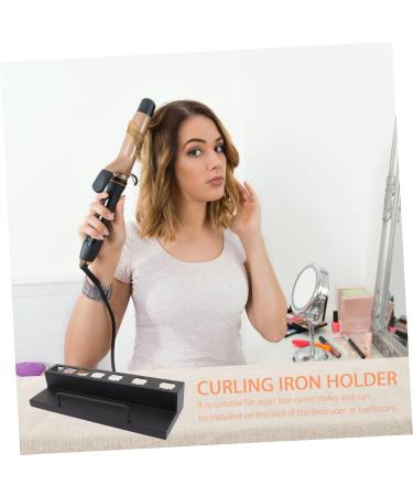 Gogogmee Curling Iron Rack Pumice Stone for Feet Hair Curler Wall Rack Hair Dryer Stand Stainless Steel Black - Buy Online on SooperMarket.com