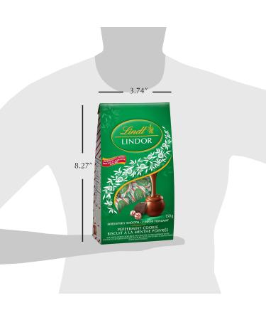 LINDT LINDOR Peppermint Cookie Milk Chocolate Truffles 150g Gram Bag Limited Edition Individually Wrapped Chocolate Christmas Chocolate - Buy Online on SooperMarket.com