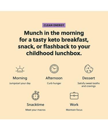 Perfect Keto Mallow Munch | Gluten-Free Keto Breakfast Cereal Bars with Zero Added Sugar | Enjoy the Chewy Treat You Love and Stay Committed to Ketosis | 8 Pack (Original) - Buy Online on SooperMarket.com