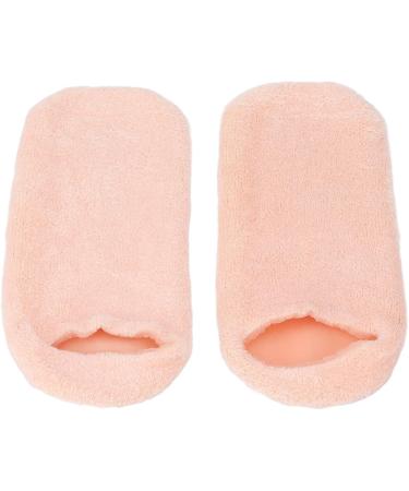 Moisture Socks for Rough Skin - Soft Gel Spa Socks - 2 Pack Essential Oil Design - Pink Moisturizing Socks for At Home Care - Buy Online on SooperMarket.com
