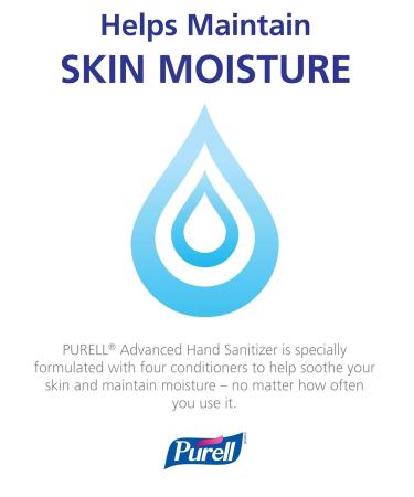 Purell Advanced Instant Hand Sanitizer 8oz - Effective Germ Protection - Buy Online on SooperMarket.com