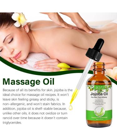 Jojoba Oil for Hair Growth 100 Pure Organic Jojoba Oil Cold Pressed Unrefined Hexane Free Jojoba Oil for Skin Hair Body Ear and Nails 60ml - Buy Online on SooperMarket.com