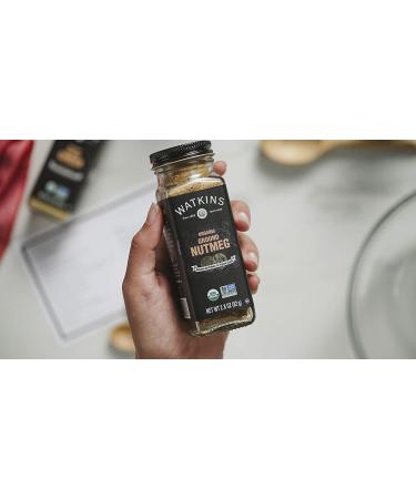 Watkins Gourmet Organic Ground Nutmeg Spice Jar 2.8 Ounce - Pack of 1 - Buy Online on SooperMarket.com