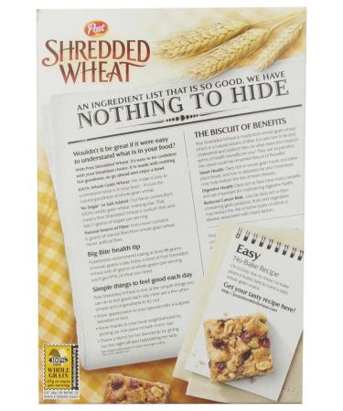 15 oz Shredded Wheat Cereal: Crunchy and Nutritious Breakfast Option - Buy Online on SooperMarket.com