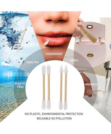 Reusable Bamboo Qtips Set with Carrying Case - Eco-Friendly, Plastic-Free, Zero Waste Packaging - Buy Online on SooperMarket.com