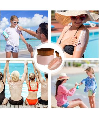 Sunscreen Applicator For Kids Sunscreen Brush Applicator Easy To Apply Body Lotion Applicator Sunscreen Lotion Applicator Sunscreen Brush Sun Cream Applicator For Children Adults Pink - Buy Online on SooperMarket.com