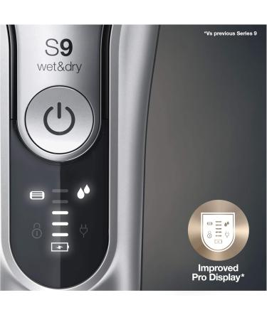 Braun Series 9 9376Cc Latest Generation Electric Shaver Rechargeable & Cordless Electric Razor for Men - Clean&Charge Station Fabric Travel Case 1 Count - Buy Online on SooperMarket.com