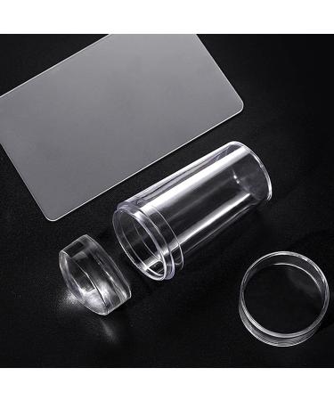One Piece Clear Silicone Jelly Stamper With Scraper Clear Nail Art Jelly Stamper Nail Art Stamping Stamper for Manicure Tools Nail Art Stamper Scraper for DIY Nail Decor Stamper - Buy Online on SooperMarket.com
