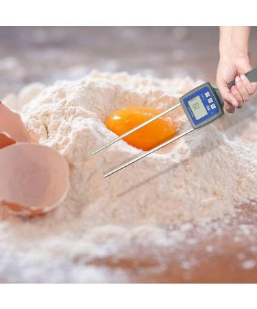 TK100GF Grain Flour Moisture Meter Starch Moisture Tester Corn Wheat Rice Bean Paddy Flax Oats Powder Moisture Meter Analyzer with LCD Display Sensitive Probe 11 Kinds Grain Flours Humidity Tester - Buy Online on SooperMarket.com