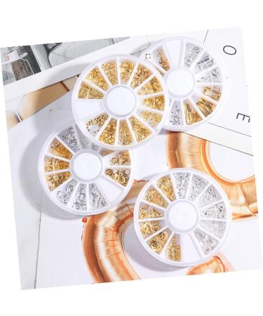 minkissy 4 Boxes Manicure Accessories Rhinestone for Nails Nail Jewelry Palette The Circle 3d - Buy Online on SooperMarket.com