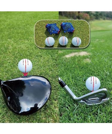 BIRDIE79 Premium Quality Golf Ball Marker Alignment Tool Kit with 3 Marker Pens - 360-Degree Triple-Line Design in Luxurious Gift Box - Buy Online on SooperMarket.com