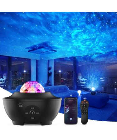 Dienmer Star Projector Galaxy Light - Galaxy Projector Nachlicht Projector Starry Night Light Projector for Children In Bluetooth/Music Loudspeaker/Timer Gift for the Room Decoration Star Projector Light