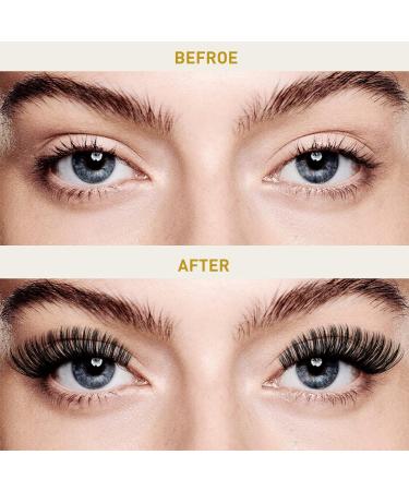72 D Curl B&Q Lash Clusters | Natural DIY Eyelash Extensions | D-12mm B 07 - Buy Online on SooperMarket.com