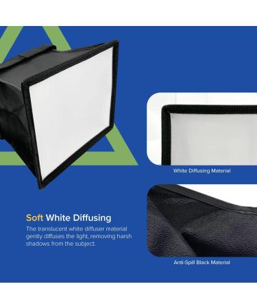 Julius Studio 6x6.7 Collapsible Light Diffuser Mini Softbox for Camera Photo Video LED Light Panel - Buy Online on SooperMarket.com