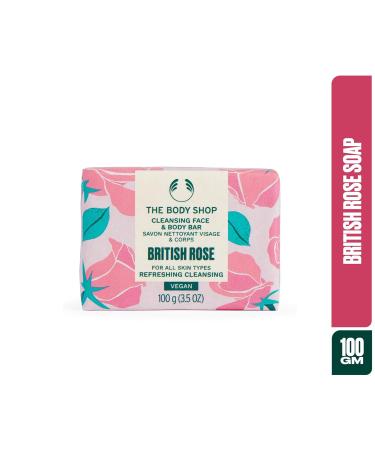 Buy The Body Shop British Rose Exfoliating Soap 3.5 oz | Best International Shipping & Natural Skincare - Buy Online on SooperMarket.com