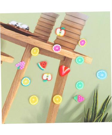 Healeved 1000pcs Manicure Tool Nail Decor Lip Gloss Kit Nail Art Mini Slices Fruit Nail Art Charms Nail Charms Glitter Lip Gloss Polymer Clay Slices for Nail Mini Crown Clip Set Assorted medium As Shown - Buy Online on SooperMarket.com