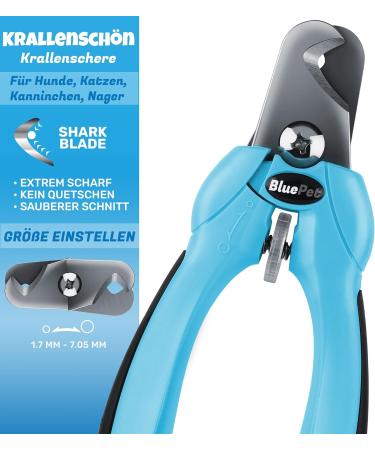 Buy Bluepet Krallensch n Adjustable Claw Scissors for Large Dogs & Cats - Extra Strong Nail Cutter with File (Size M-L) - Ideal for Tough Claws - Buy Online on SooperMarket.com