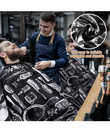 Professional Hair Cutting Cape - Adjustable Salon Barber Cape for Adults & Kids | Perfect Father's Day & Holiday Gift - Buy Online on SooperMarket.com