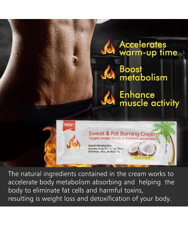 Body Sculpting Cream for Men Women 10pcs Fat Burning Belly Hot Cream Reduce Muscle Fatigue Burn Belly Fat - Buy Online on SooperMarket.com