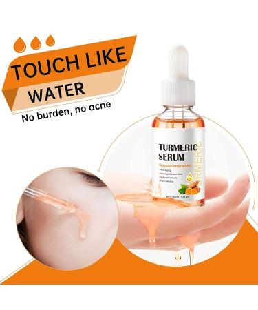 Turmeric Dark Spot Corrector Serum for Women - Anti-Aging Face Serum with Curcuma Longa - Even Skin Tone, Remove Dark Spots & Age Spots - Daily Skin Care Solution - Buy Online on SooperMarket.com
