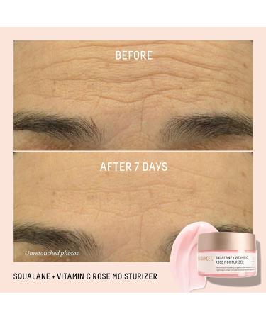 Biossance Squalane + Vitamin C Rose Moisturizer - Antioxidant-Rich Daily Moisturizer for Radiant Skin (1.69 fl oz) - Buy Online on SooperMarket.com